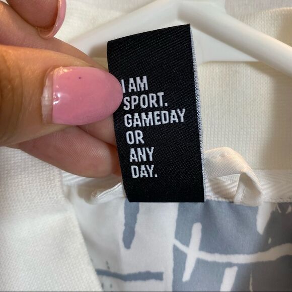 Adidas ladies Athletic Black and White Print Bomber Jacket Size XS - Picture 13 of 16